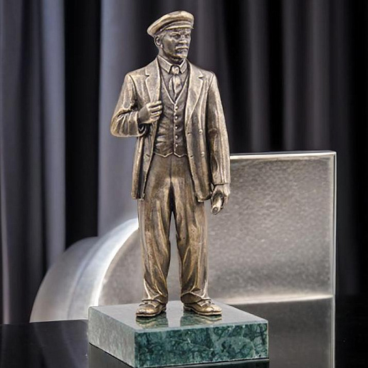 Бронзовая статуэтка "В.И. Ленин. Большой" на камне купить с доставкой Бронзовая статуэтка "В.И. Ленин. Большой" на камне