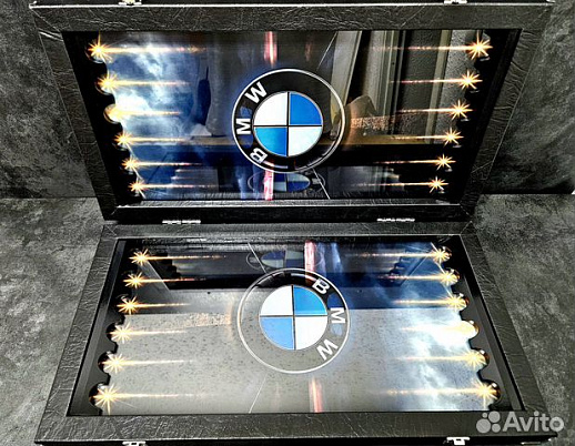 Подарочные нарды «BMW M5 Ангельские глазки»